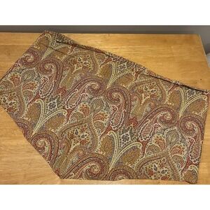 Waverly Home Classics Swept Away Valance‎ Pointed Yellow Paisley 50x20"